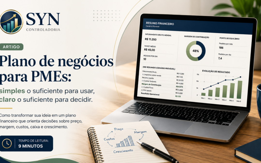 Plano de negócios para PMEs: simples o suficiente para usar, claro o suficiente para decidir